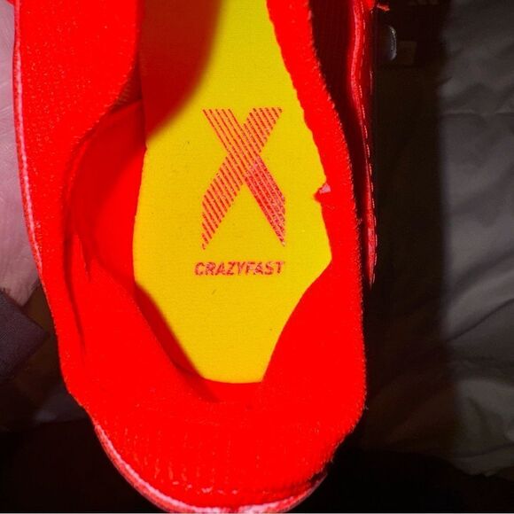 Adidas X Crazyfast FxG Red and White Women's Soccer Cleats sz 7 - Picture 8 of 11